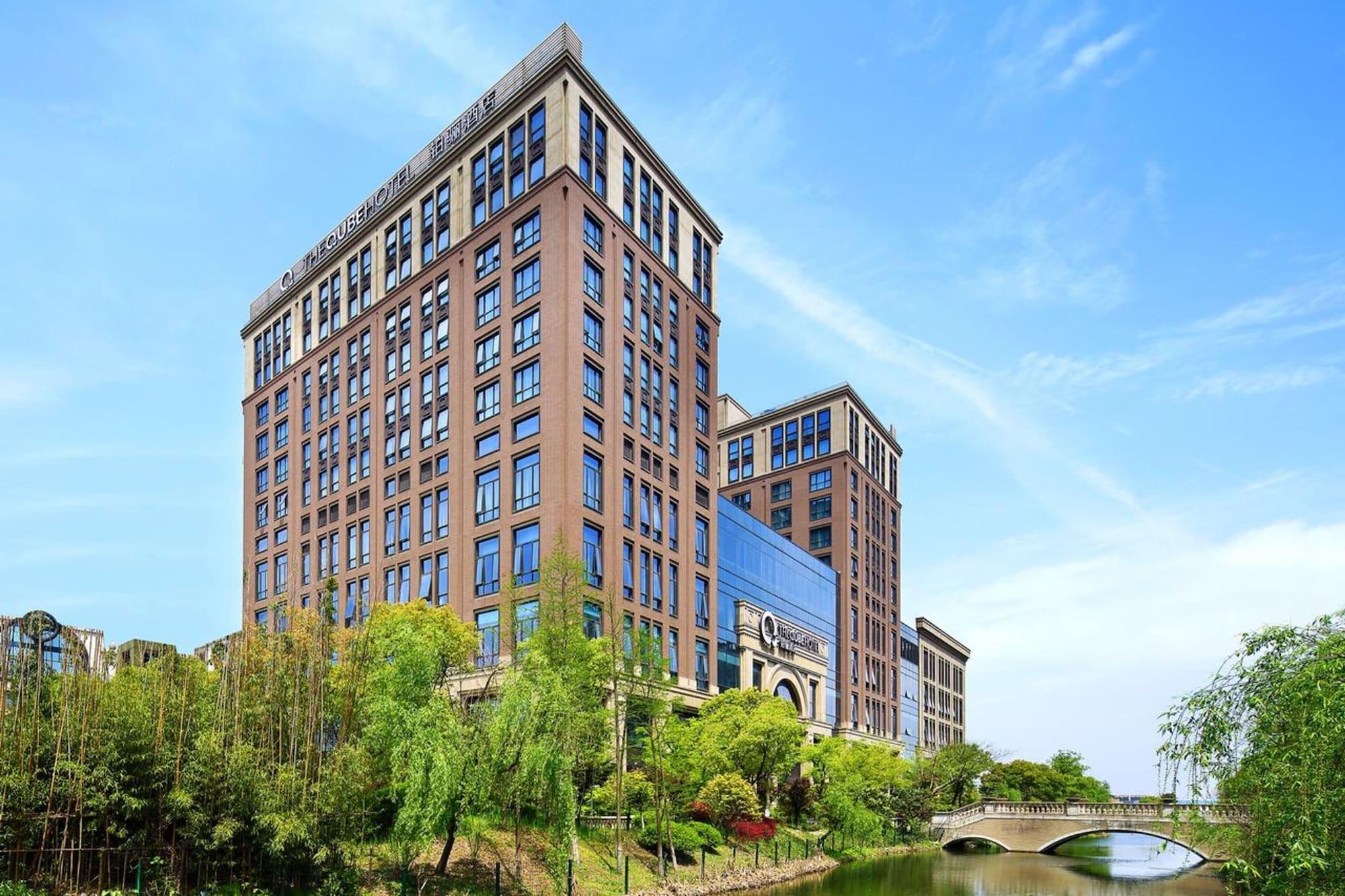 The Qube Hotel Shanghai Xinqiao Bagian luar foto